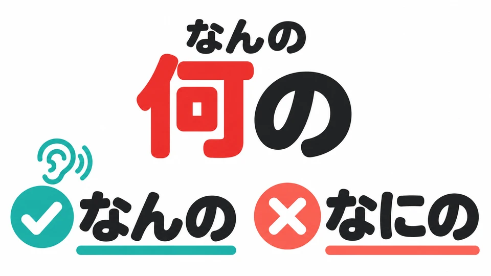 Aquí, 「何」 se lee 「なん」, no 「なに」. Todo junto se lee 「なんの」.