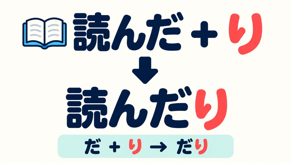If the た-form ends in 「だ」, simply add 「り」: 「読んだ→読んだり」.