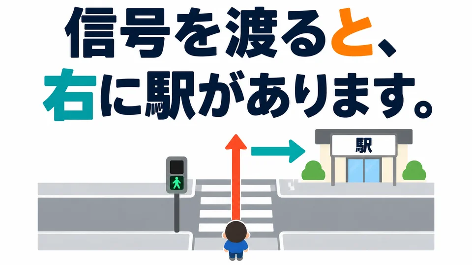 「と」 is also common in directions: when you reach a certain place, you can see or find your destination.