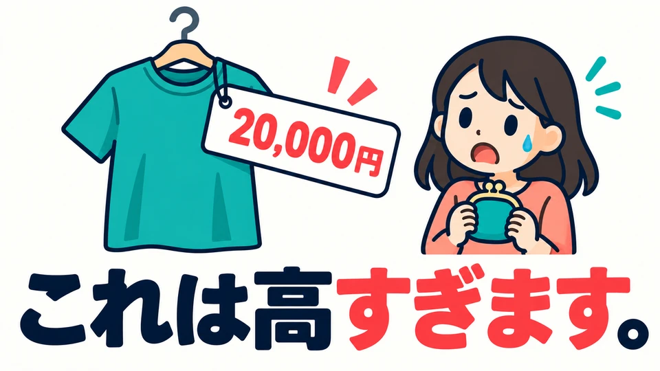 When the price is more than you can accept, say 「これは高すぎます」. It means it is too expensive.