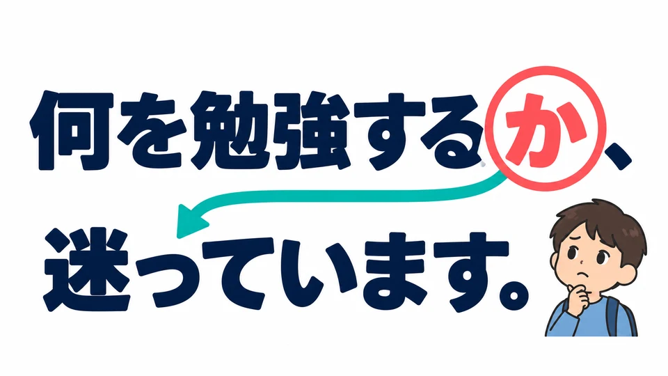 Here, 「か」 connects a question to the rest of the sentence. The whole sentence describes the speaker’s uncertainty.