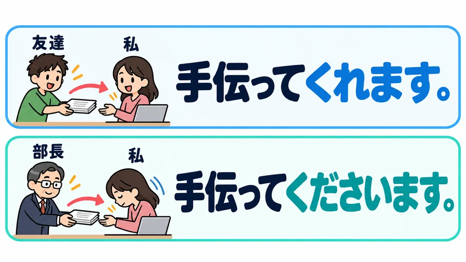 Auch 「てくれます」 bedeutet, dass jemand etwas für mich tut. 「てくださいます」 zeigt mehr Respekt gegenüber dieser Person.