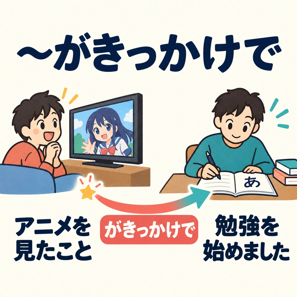 Apa yang membuatnya mulai belajar bahasa Jepang? Pengalaman menonton anime menjadi titik awalnya.