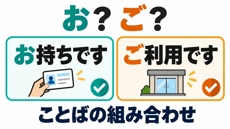 「お」 and 「ご」 have established combinations. This pattern cannot be applied directly to every verb.