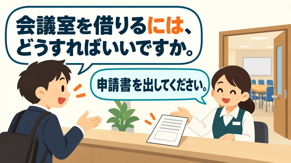 When you do not know what to do, use 「には、どうすればいいですか」 to ask how to achieve your goal.