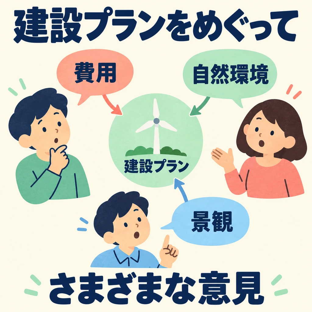 围绕同一个计划，出现各种意见。图中大家关注的是哪个计划？